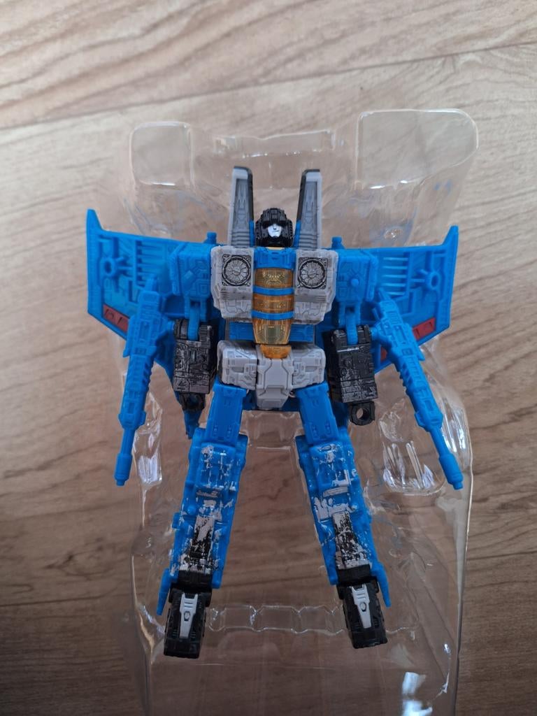 Transformers War for Cybertron Siege Thundercracker, Ophalen of Verzenden, Zo goed als nieuw