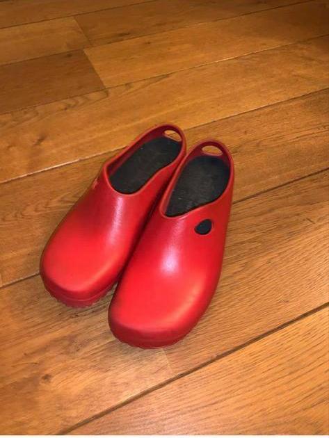 Wolky instappers maat 43 ZGAN, Ophalen of Verzenden, Zo goed als nieuw, Rood, Instappers