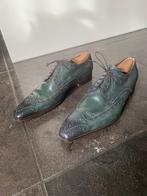 Santoni wingtip brogues groen 9/43 inclusief stofzakken, Kleding | Heren, Overige kleuren, Ophalen of Verzenden, Zo goed als nieuw
