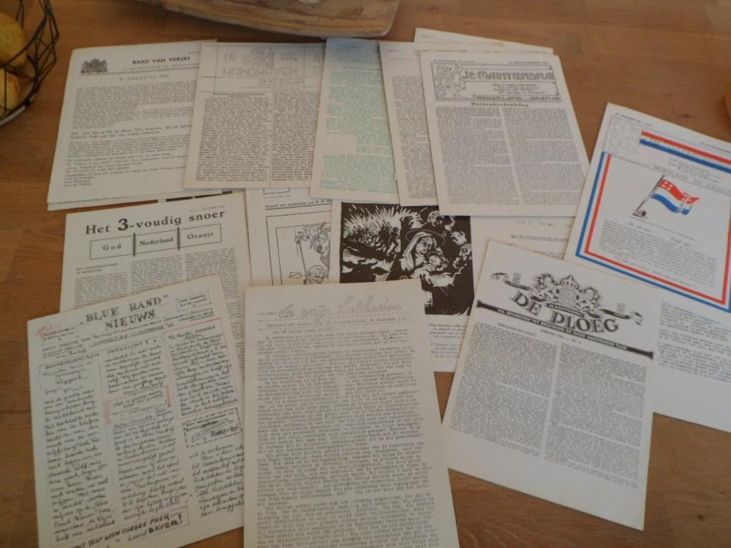 Diverse oorlogskranten 1940-1945, 3 euro per stuk, Boeken, Ophalen of Verzenden, Tweede Wereldoorlog, Zo goed als nieuw, Algemeen