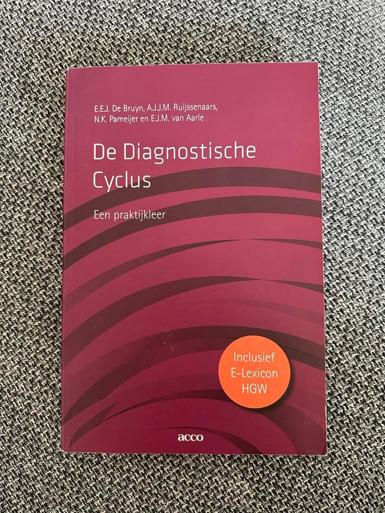 Boek De Diagnostische Cyclus, Boeken, Ophalen, Gamma, Zo goed als nieuw, WO