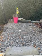 Kiezels blauw/grijs gratis, Tuin en Terras, Grind, Keien en Split, Ophalen, Gebruikt, Blauw, Grind