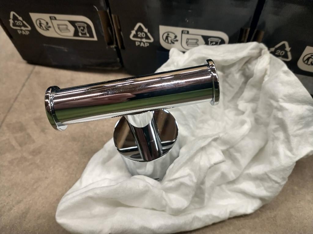 Grohe Spa Atrio Handdoekhaak Ø 3,5x7,1 cm Chroom, Ophalen of Verzenden, Nieuw, Chroom, Overige typen