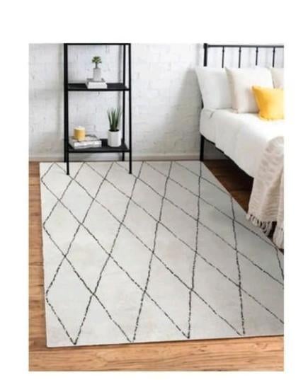 Zacht Vloerkleed 2x3 meter - Tribe Soft C, Ophalen, Modern, Zacht, Tribe, Crème, 200 cm of meer