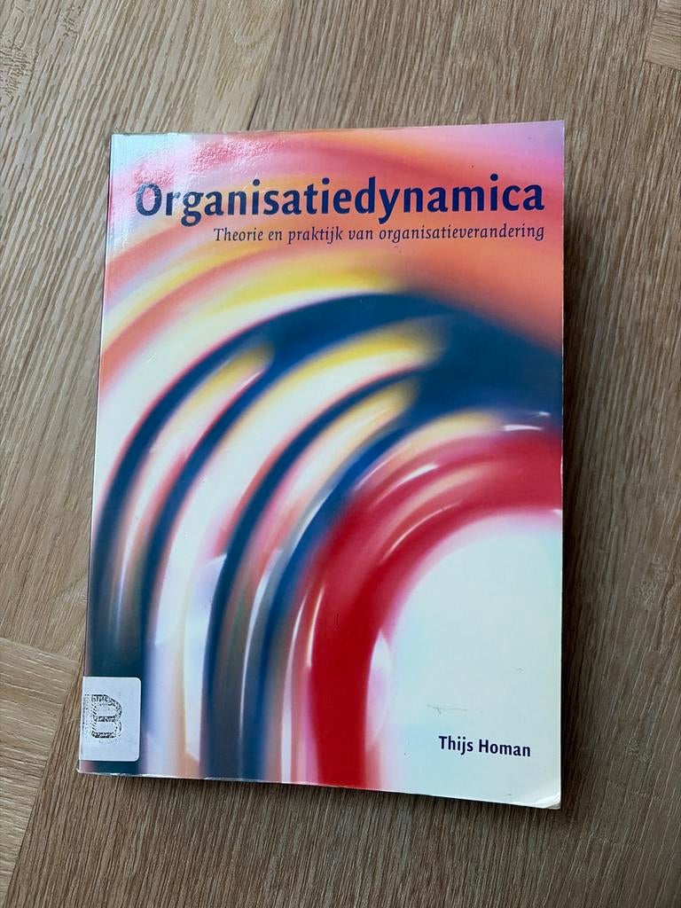 Organisatiedynamica: Theorie en praktijk van organisatievera, Ophalen of Verzenden, Gamma, Gelezen, HBO