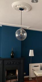 Mooie glazen bol hanglamp - Goede staat, Ophalen of Verzenden, Modern, Minder dan 50 cm, Glas