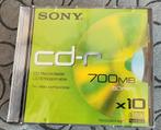 10 stuks Sony CD-R compact disks, Ophalen of Verzenden, Nieuw, Cd, Sony