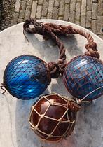 3 macrame bollen met verlichting , Antiek en Kunst, Ophalen of Verzenden