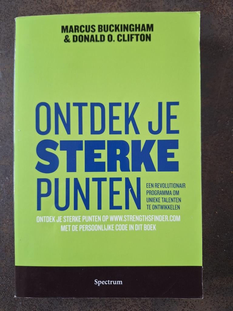 Ontdek je Sterke Punten, Boeken, Ophalen of Verzenden, Gelezen, Management, Marcus Buckingham & Donald O.Clifton