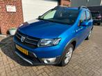DACIA SANDERO STEPWAY LAURÉATE 0.9TCe airco navi cruise 2013, Voorwielaandrijving, Stof, Blauw, Origineel Nederlands