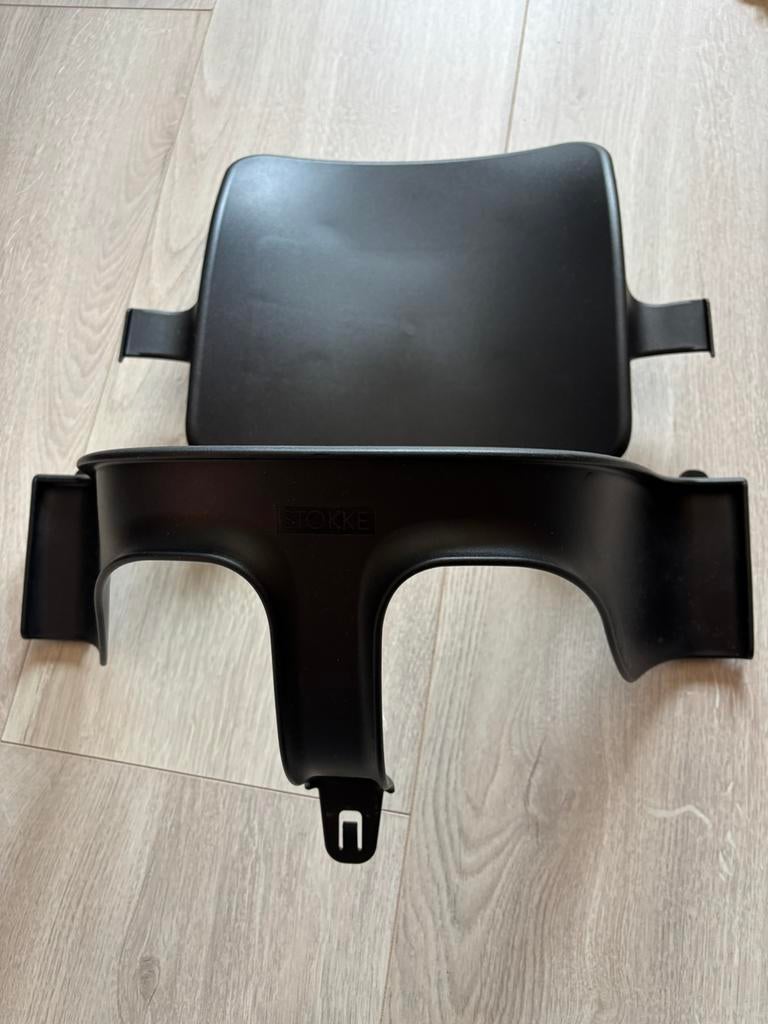 Stokke Tripp Trapp babyset zwart, Kinderen en Baby's, Kinderstoelen, Ophalen of Verzenden, Zo goed als nieuw, Meegroeistoel