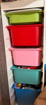 Ikea Trofast opbergkast met bakken, 105 cm of meer, Ophalen of Verzenden, Zo goed als nieuw, Minder dan 50 cm