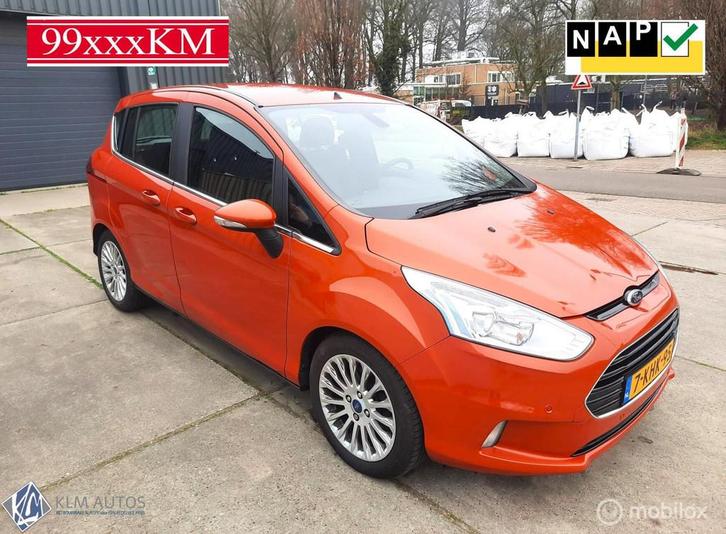 Ford B-Max 1.0 EcoBoost Titanium, Auto's, Ford, Bedrijf, Te koop, B-Max, ABS, Achteruitrijcamera, Airbags, Airconditioning, Alarm