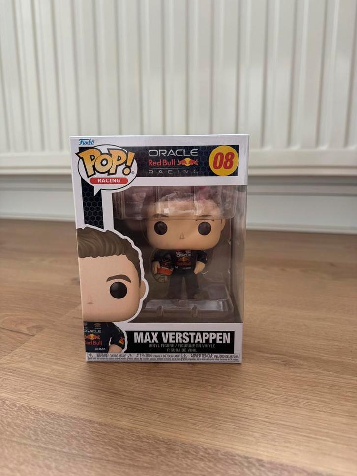 Funko Pop! Max Verstappen Red Bull Racing Formule 1, Kinderen en Baby's, Speelgoed | Actiefiguren, Nieuw, Ophalen of Verzenden