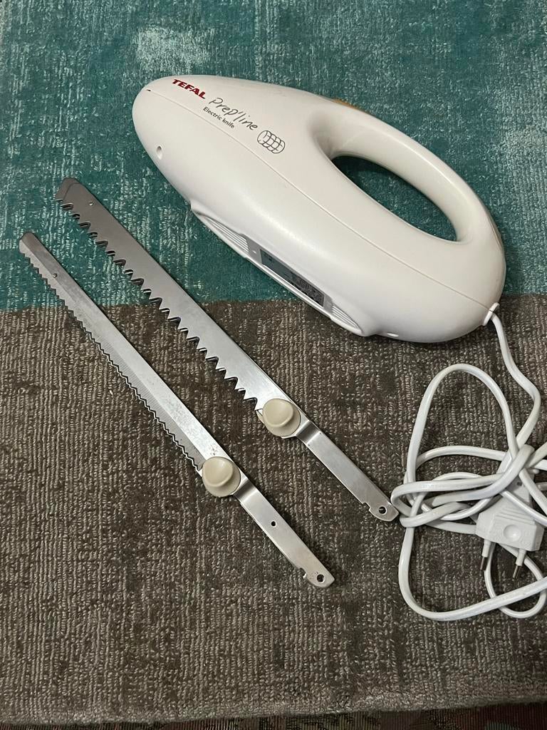 Tefal Prep'line Elektrisch Mes met Diepvriesmessen, Ophalen of Verzenden, Zo goed als nieuw