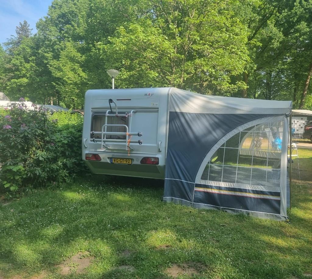 kip caravan Grey Line Special 44TTR met mover, Caravans en Kamperen, Kachel, Kip, Treinzit, Particulier