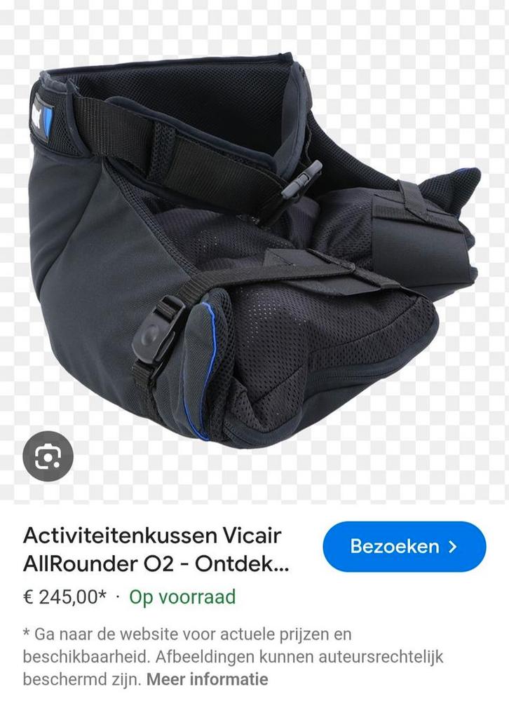 Vicair activiteiten kussen, Diversen, Rolstoelen, Duwrolstoel, Ophalen of Verzenden
