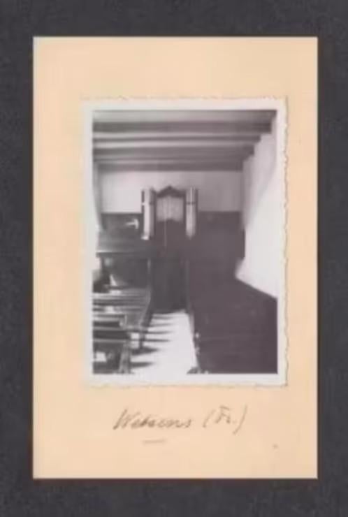 Foto Wetsens Sint Vituskerk Orgel Jaren 30., Foto, Ophalen of Verzenden, Zo goed als nieuw, Gebouw