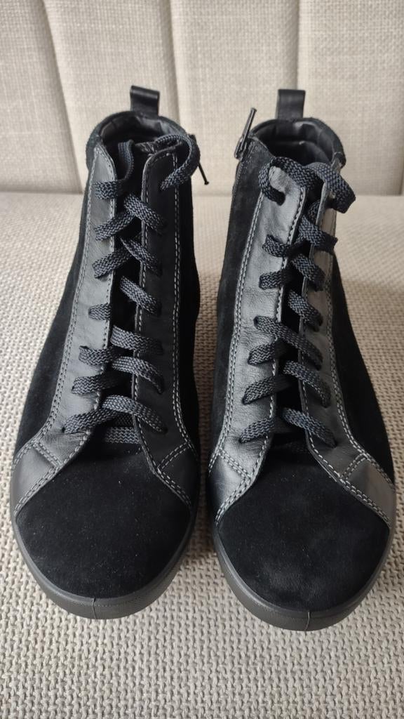 Ecco veterboots,damesschoen, Boots, Ophalen of Verzenden, Zo goed als nieuw, Zwart
