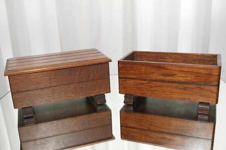 Miniaturen van Oisterwijk(dekenkist en plantenbak), Huis en Inrichting, Woonaccessoires | Kisten, Zo goed als nieuw, Minder dan 50 cm