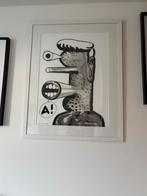 Grote originele aquarel Kamagurka, Antiek en Kunst, Ophalen of Verzenden