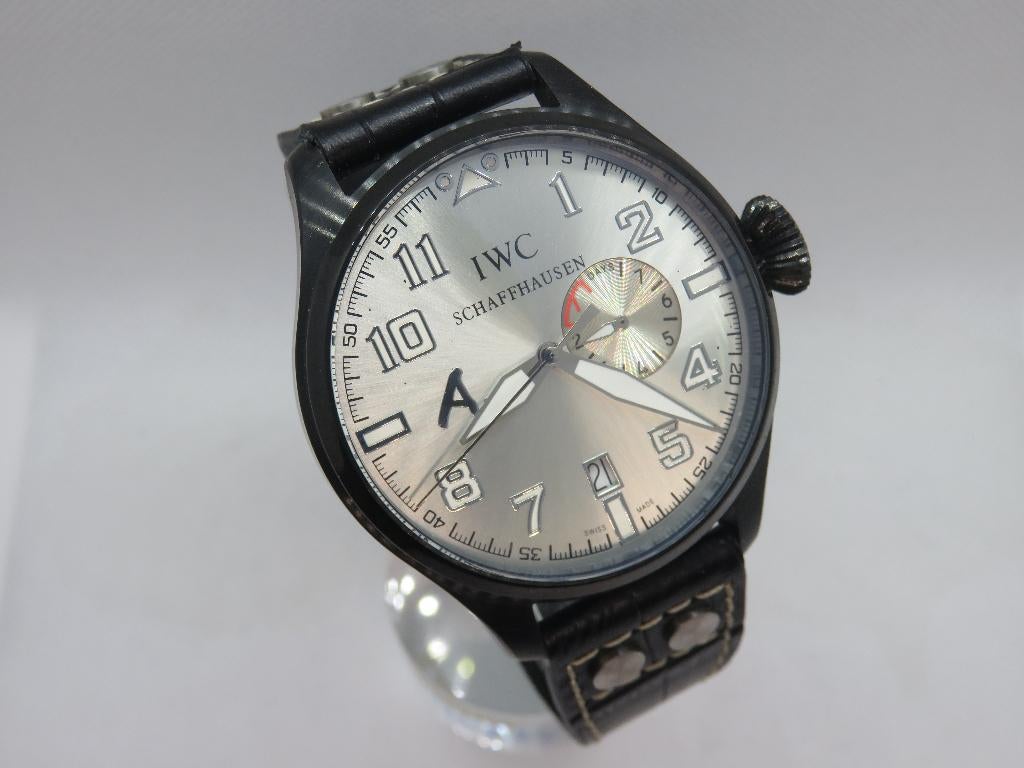 IWC Big Pilot horloge, Sieraden, Tassen en Uiterlijk, Horloges | Heren, Overige merken, Leer, Staal, Polshorloge