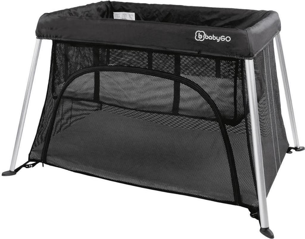 Babygo campingbedje, Kinderen en Baby's, Kinderkamer | Bedden, Ophalen, Gebruikt, Minder dan 140 cm, Matras