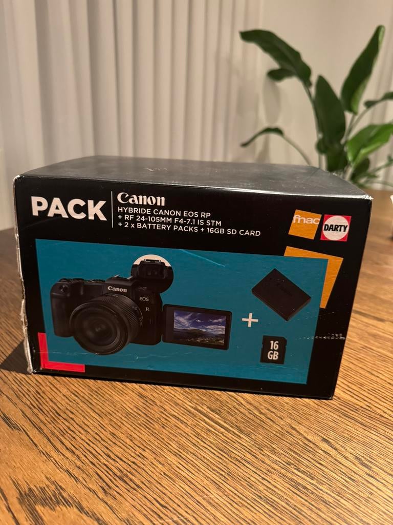 Canon Hybride EOS RP - Pack - RF24-105mm - NIEUW!, Ophalen of Verzenden, Nieuw, Canon, Geen optische zoom
