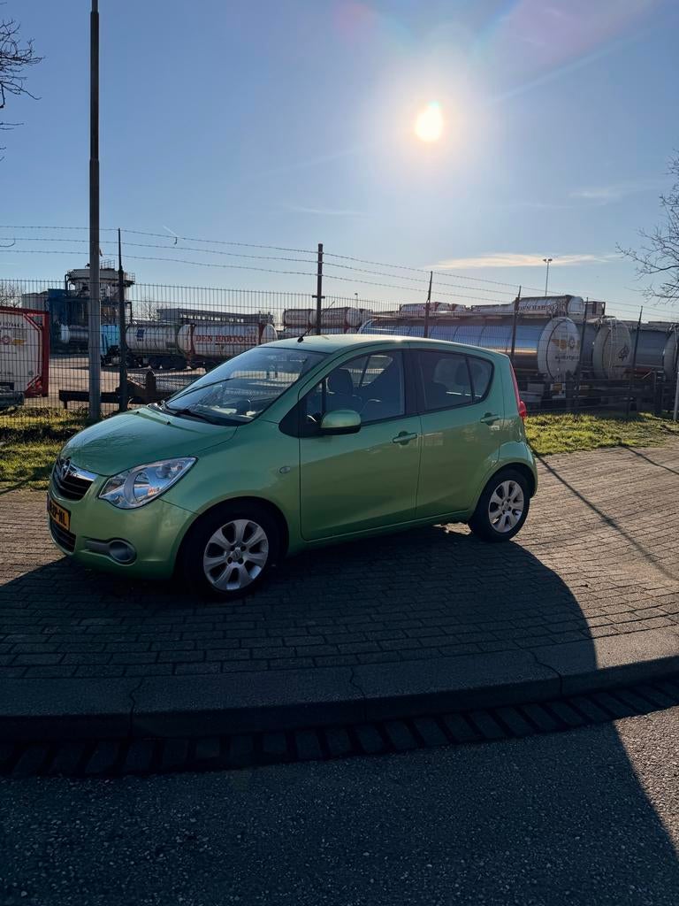 Opel Agila 1.0 12V 2008 Groen, Auto's, 31 €/maand, 996 cc, Origineel Nederlands, Bedrijf