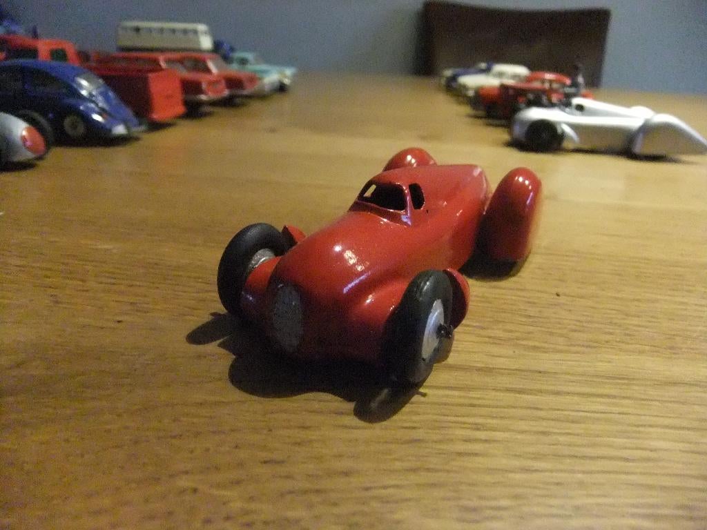 dinky auto union  rood, Ophalen of Verzenden, Gebruikt, Auto, Dinky Toys