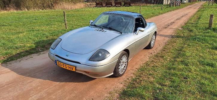 Fiat Barchetta 183 1996 Grijs met Hardtop, Auto's, Fiat, Particulier, Barchetta, Airbags, Alarm, Centrale vergrendeling, Elektrische buitenspiegels