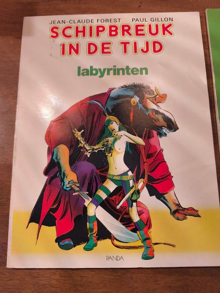 Schipbreuk in de Tijd - Labyrinten & Dodelijke Universum, Meerdere stripboeken, Ophalen of Verzenden, Gelezen, Jean-Claude Forest, Paul Gillon
