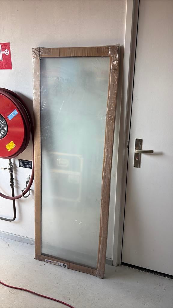 Dubbelglas evt voor in een deur, Doe-het-zelf en Verbouw, Glas en Ramen, Ophalen, Minder dan 80 cm, Overige typen, Nieuw