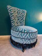 Boudoir Opmaak Stoel - Opnieuw Gestoffeerd, Huis en Inrichting, Stoelen, Gebruikt, Overige kleuren, Ophalen of Verzenden, Boudoir