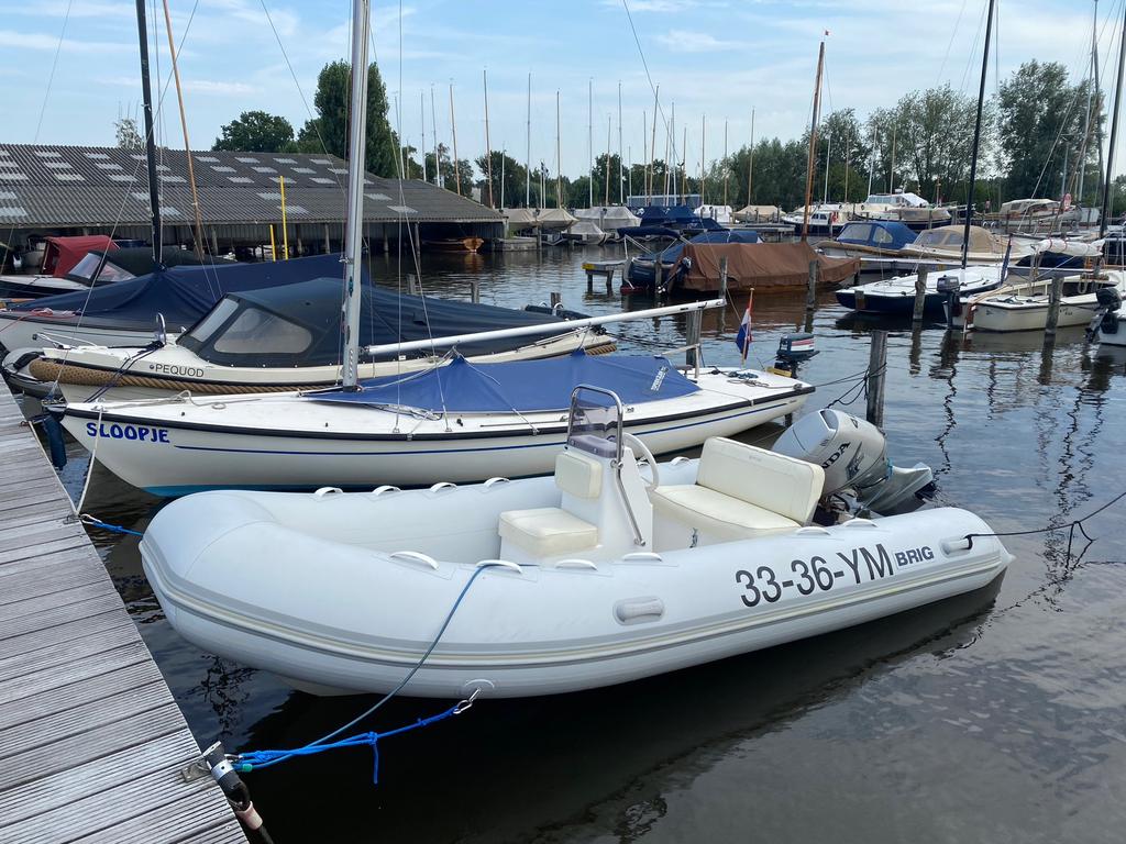 Brig 450 rib met 40 pk honda motor! (Incl. Trailer), Benzine, Minder dan 70 pk, Overige materialen, Ophalen