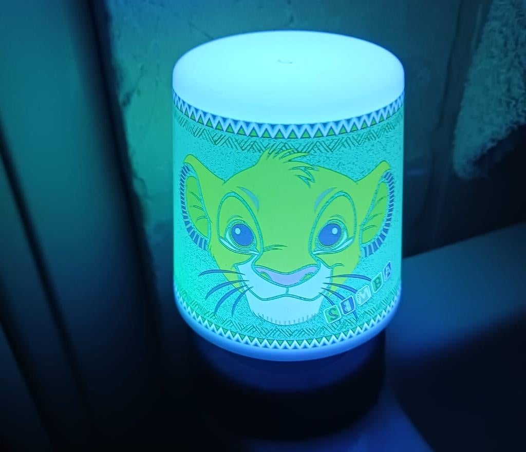 Simba nachtlampje Lion King, Verzamelen, Ophalen of Verzenden, Overige figuren, Zo goed als nieuw, Overige typen