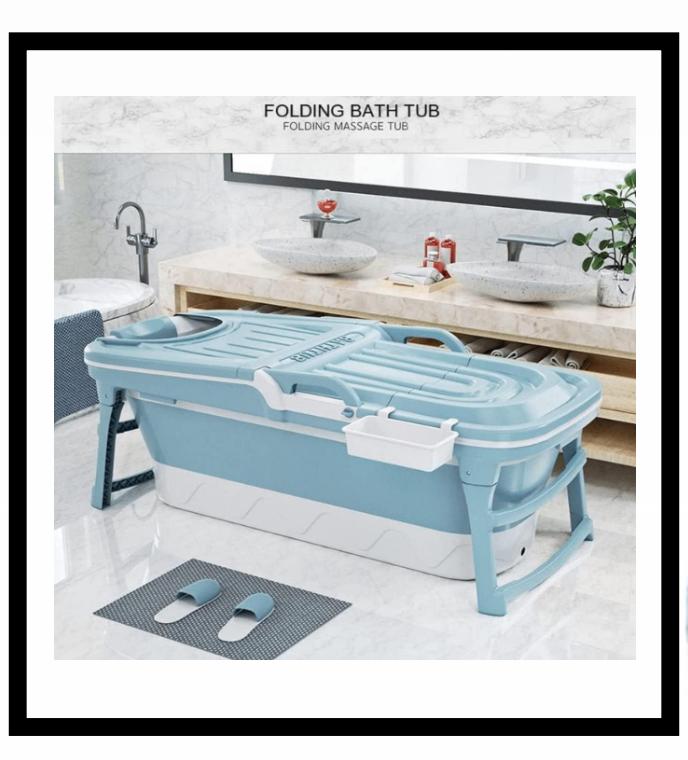 Foresta Opvouwbaar ligbad volwassenen, Ophalen, Nieuw, Blauw, Overige typen