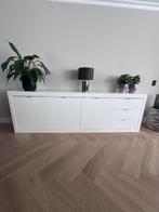 Dressoir Zen hoogglans wit, Ophalen, Gebruikt, Moderb, Eikenhout