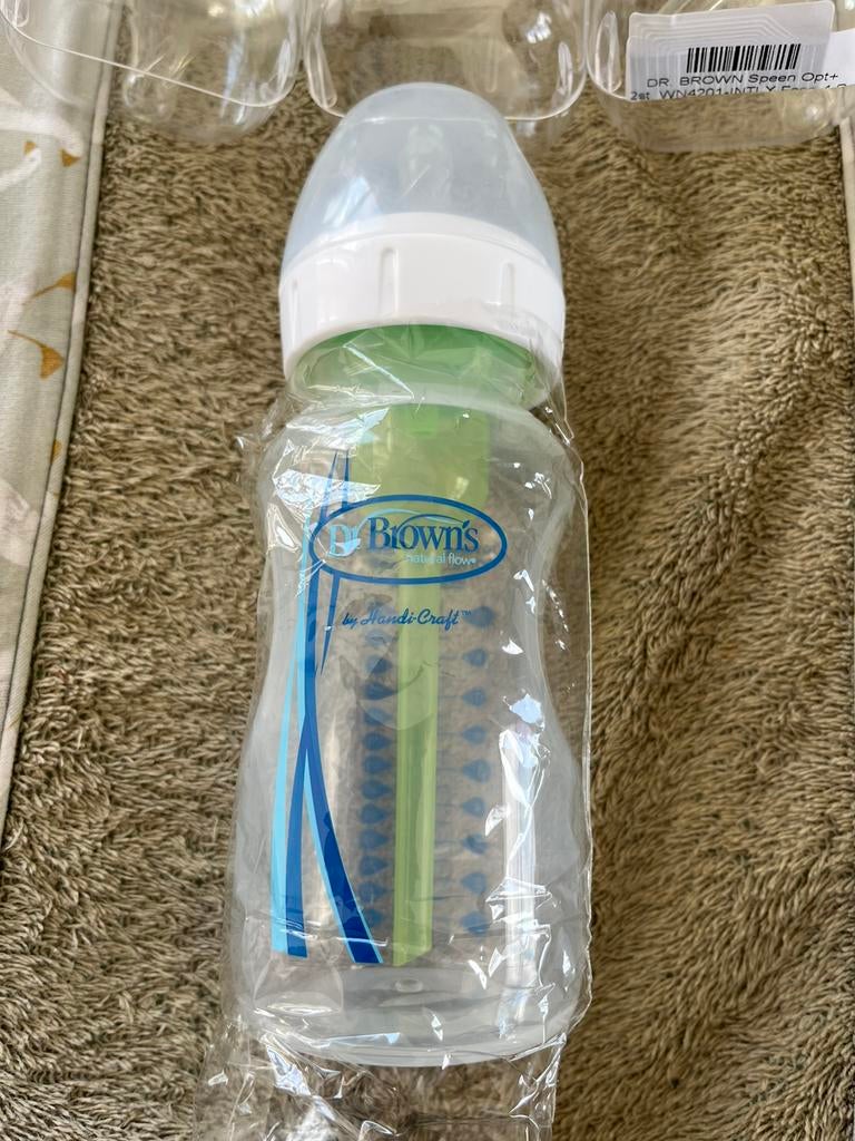 Nieuwe Dr brown fles met spenen, Ophalen of Verzenden, Zo goed als nieuw, Overige typen