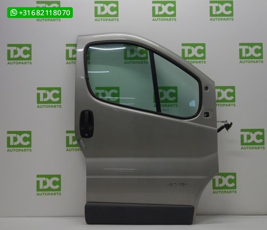 Renault Trafic ('01-'14) Voorportier rechts olijfgroen, Auto-onderdelen, Carrosserie en Plaatwerk, Gebruikt, Ophalen of Verzenden