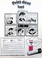 7 vintage advertenties reclames Pritt lijm 71-72, Ophalen of Verzenden, Gebruikt, Overige typen