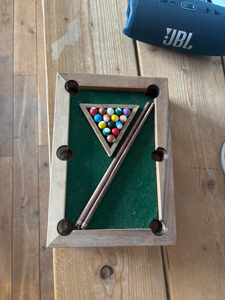 Mini pooltafel, Sport en Fitness, Biljarten en Poolen, Ophalen of Verzenden, Gebruikt, Pooltafel