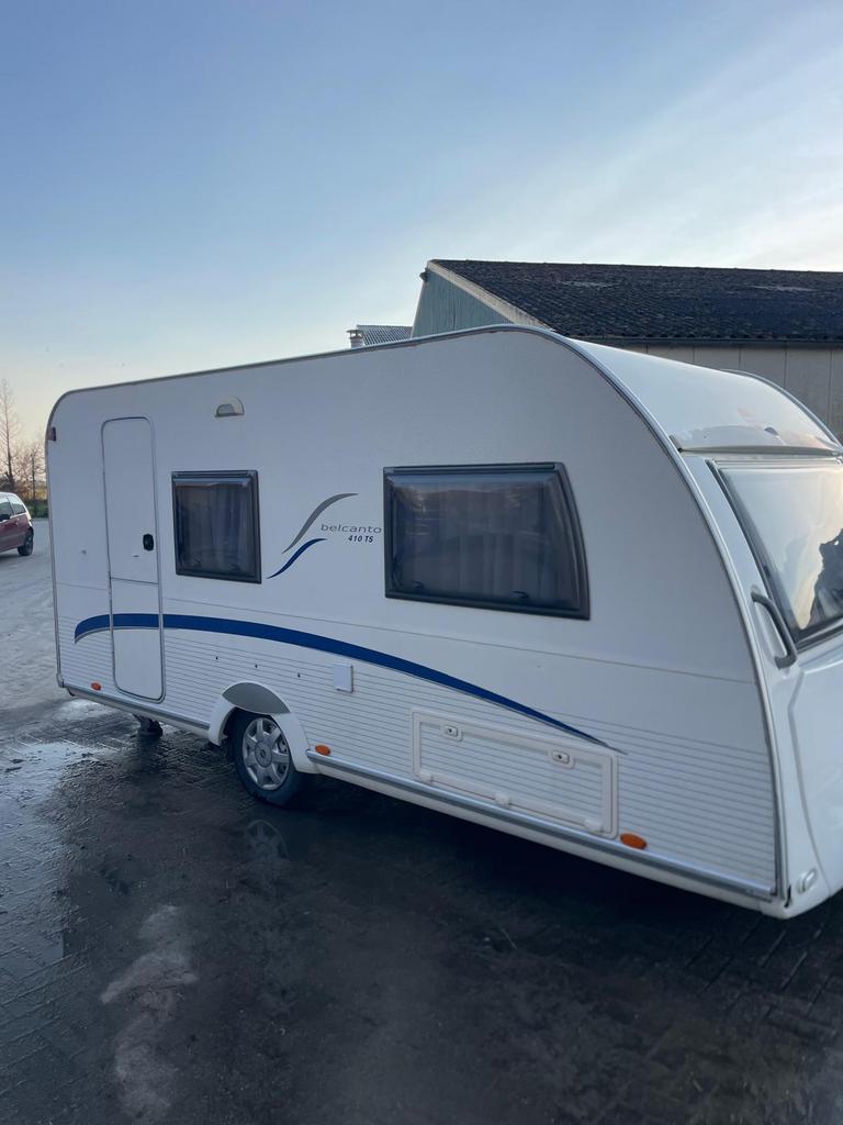 Carvan Bürstner Belcanto 410 TS, Caravans en Kamperen, Bedrijf, Treinzit, 750 - 1000 kg, Bürstner