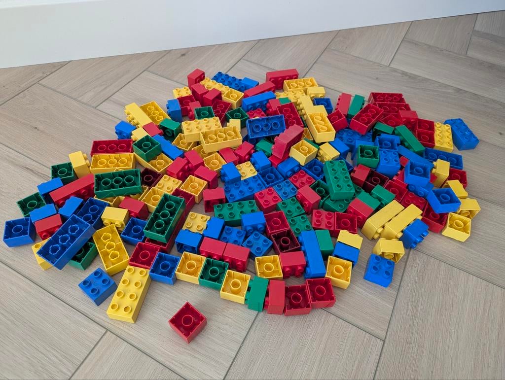 200 Duplo Lego blokken set 3, Ophalen of Verzenden, Zo goed als nieuw, Duplo