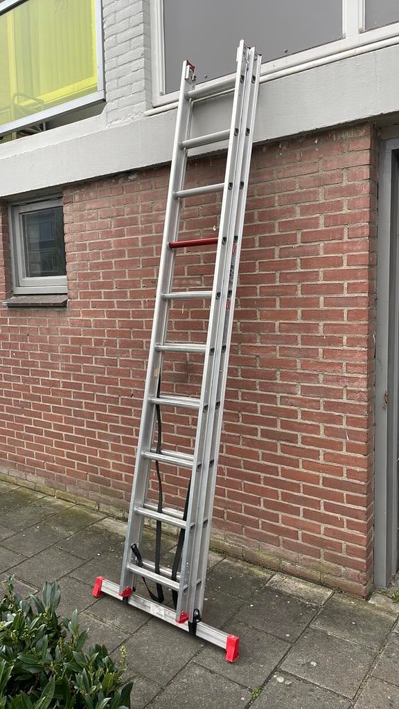 Altrex ladder 2x 10, Doe-het-zelf en Verbouw, Ladders en Trappen, Ophalen, Zo goed als nieuw, Ladder, Opvouwbaar of Inschuifbaar