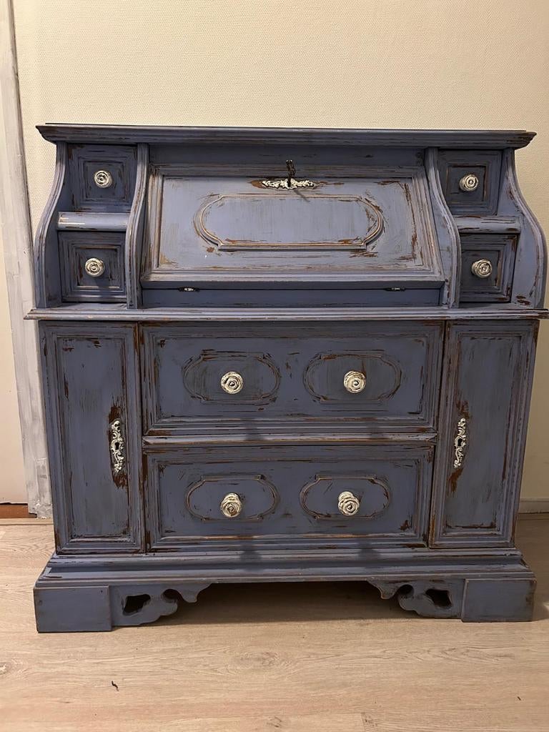 Lavendelkleurige secretaire/bureau, Huis en Inrichting, Kasten | Secretaires, Ophalen