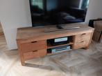 Tv meubel teakhout, Huis en Inrichting, Kasten | Televisiemeubels, Ophalen, Gebruikt, 150 tot 200 cm, Teakhout