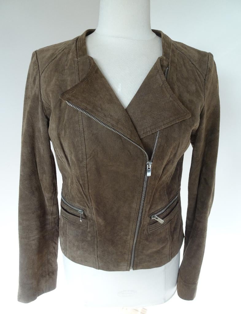 SUEDE JASJE VAN MANGO MAAT 38, Maat 38/40 (M), Mango, Bruin, Ophalen of Verzenden