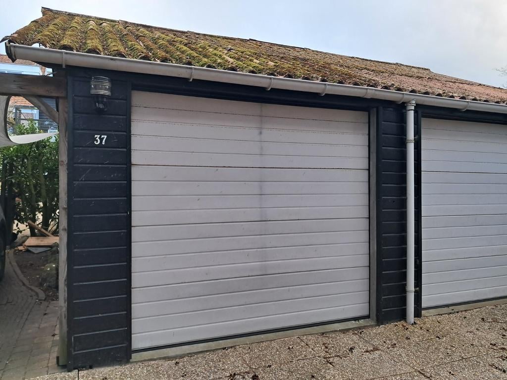 Elektrische garagedeur - Gebruikt, maar in goede staat, Doe-het-zelf en Verbouw, Deuren en Horren, Ophalen, Gebruikt, 120 cm of meer