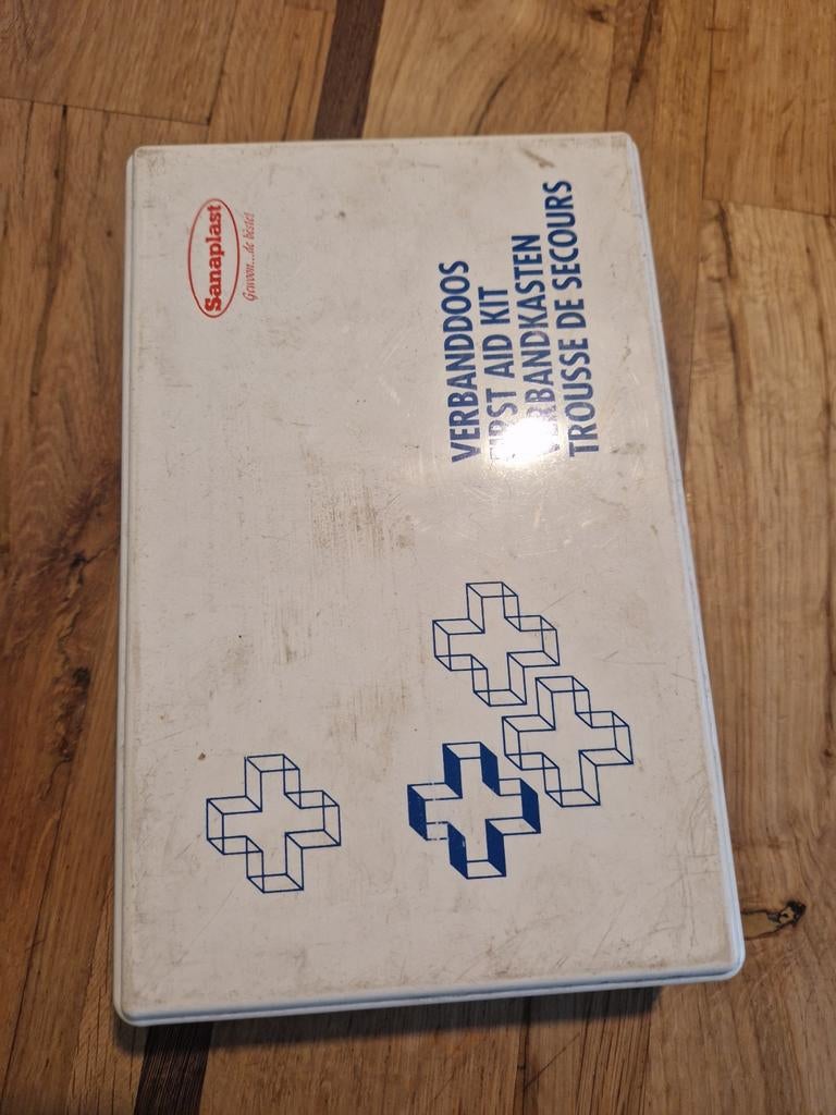 Gratis verbandtrommel met inhoud, Ophalen